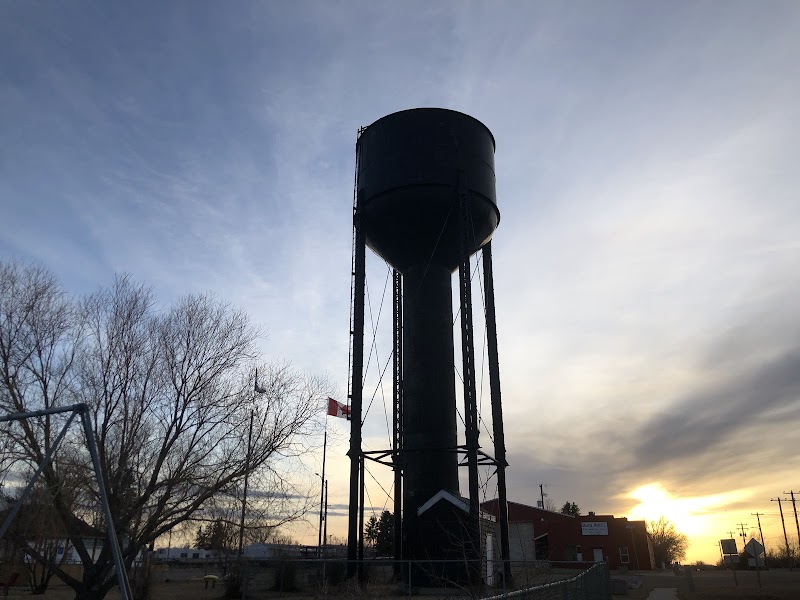 Halkirk Water Tower and Playground dog park