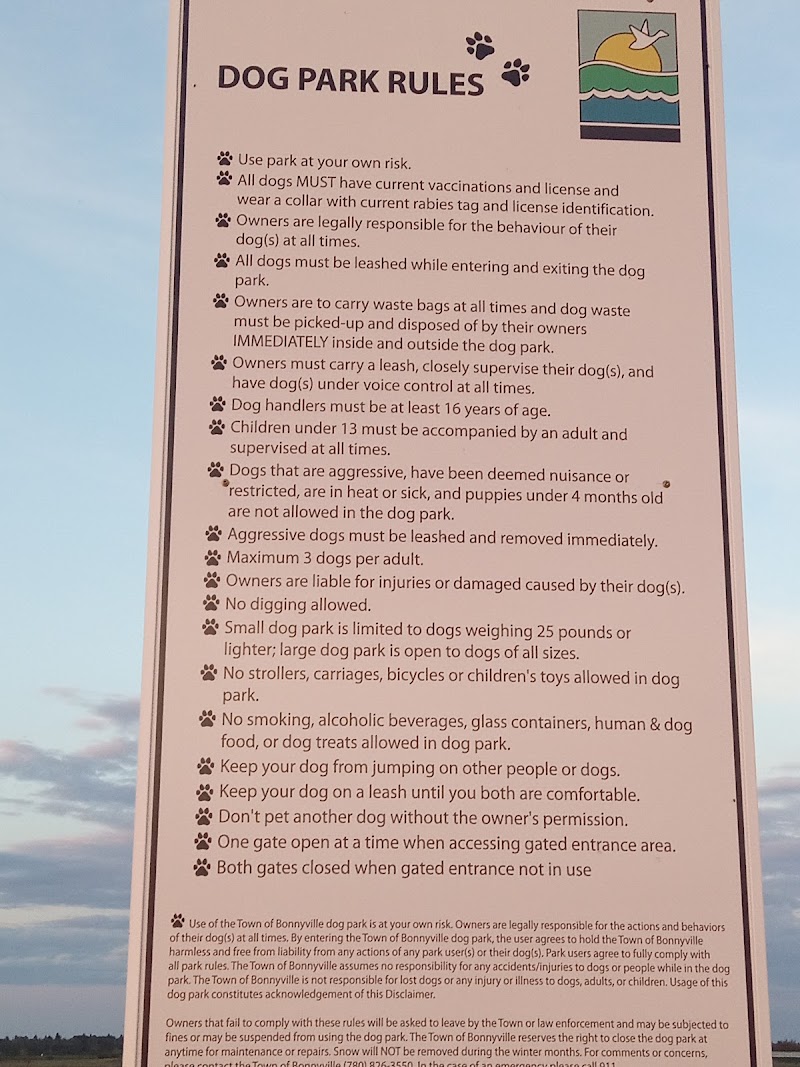 Bonnyville off leash dog park dog park