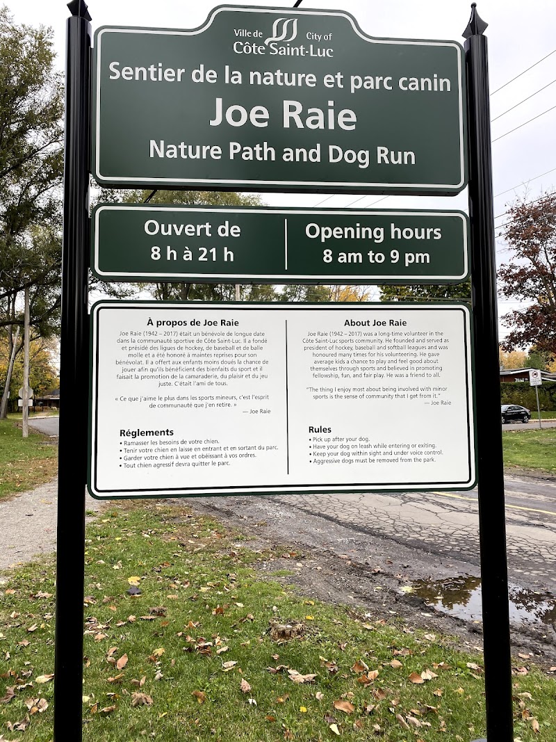 Joe Raie Nature Trail dog park